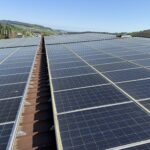 Solaranlage vor der Reinigung